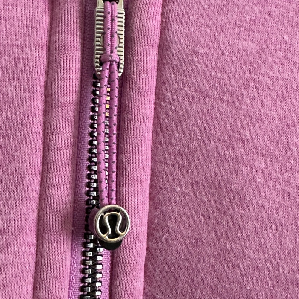 Lululemon Athletica Magenta Half-Zip Jacket - Picture 3 of 5